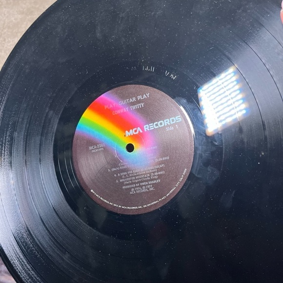 Conway Twitty - Play Guitar Play- vintage vinyl record from 1977 - Picture 9 of 9